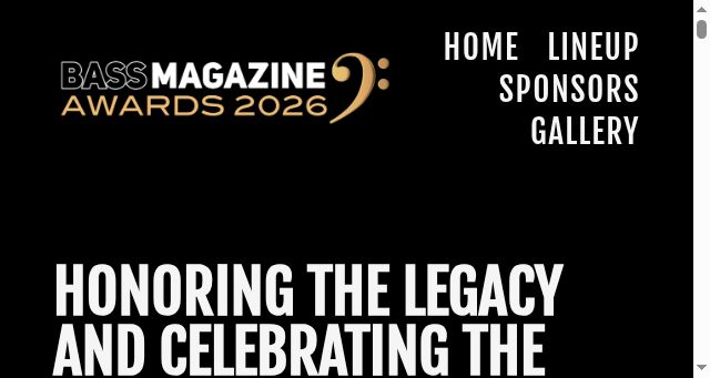 Screenshot of bassmagazineawards.com