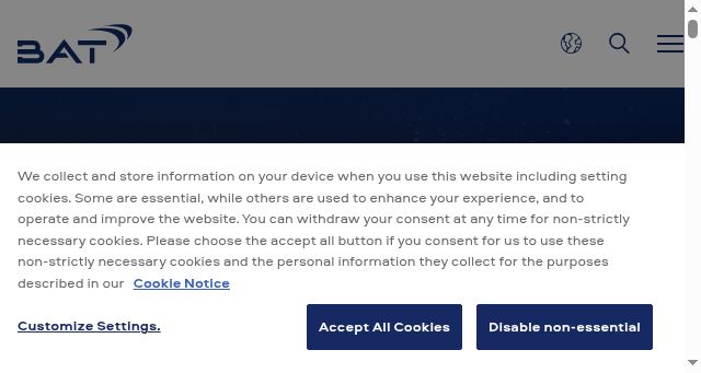 Screenshot of bat.com