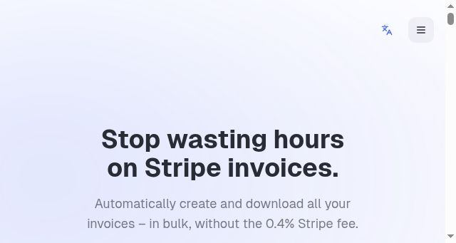 Screenshot of batchinvoicing.com