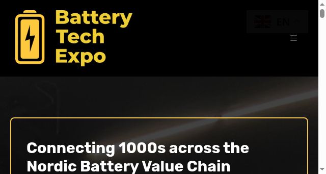 Screenshot of batterytechexpo.se