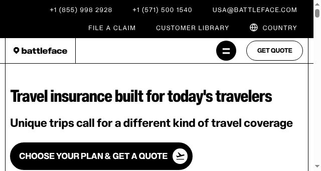 Screenshot of battleface.com