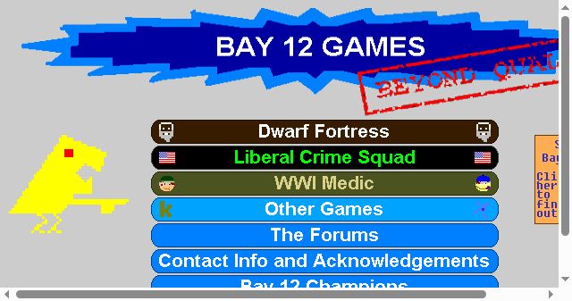 Screenshot of bay12games.com
