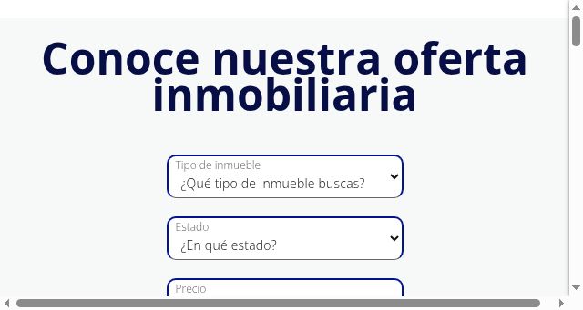 Screenshot of bbvainmuebles.mx