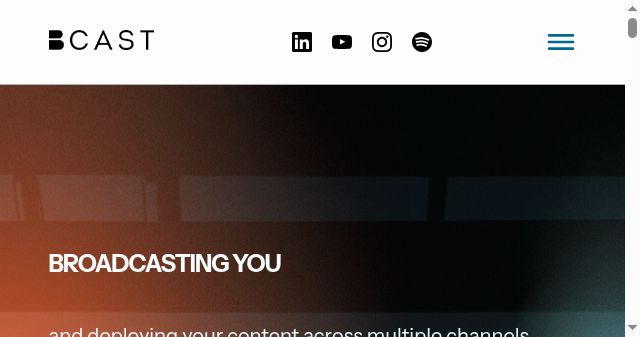 Screenshot of bcast.au