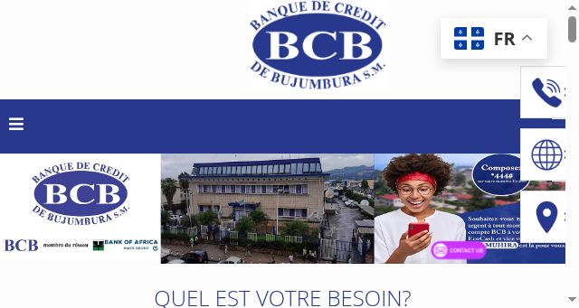 Screenshot of bcb.bi