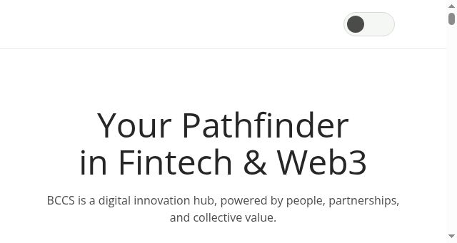 Screenshot of bccs.tech