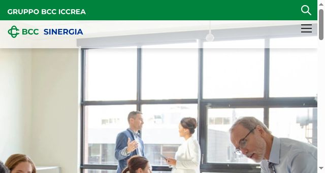 Screenshot of bccsinergia.it