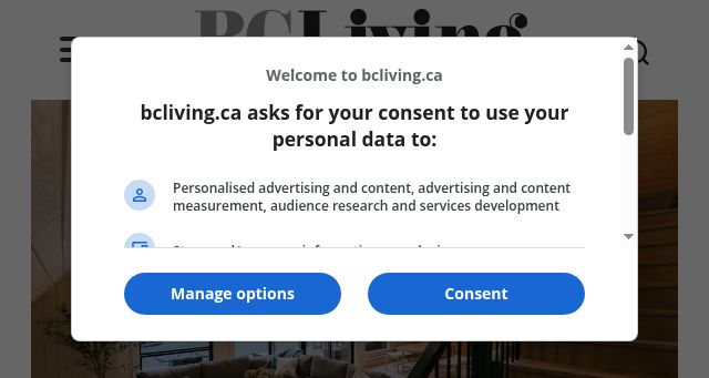 Screenshot of bcliving.ca