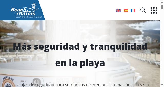 Screenshot of beach-trotters.com