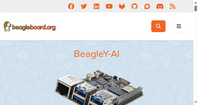 Screenshot of beagleboard.org