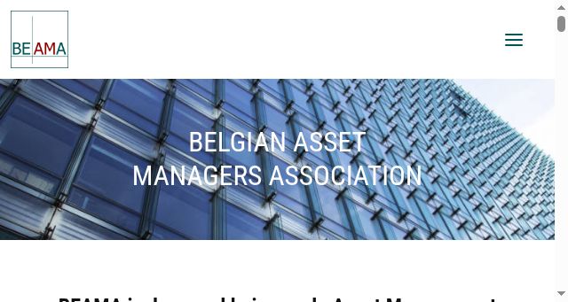 Screenshot of beama.be