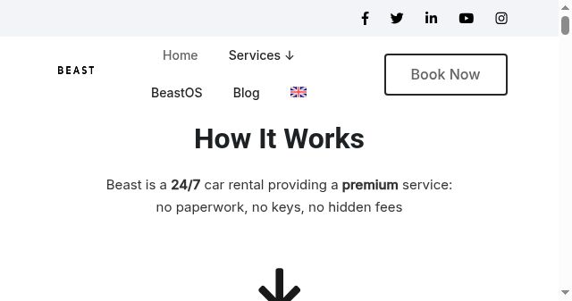 Screenshot of beast.rent