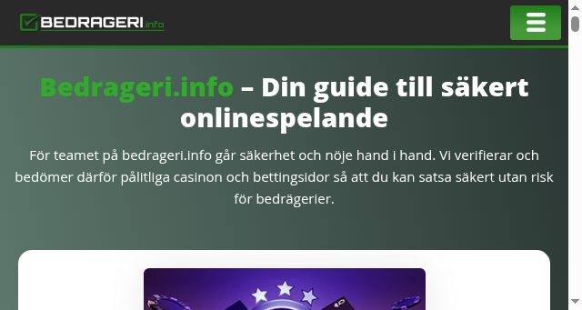 Screenshot of bedrageri.info