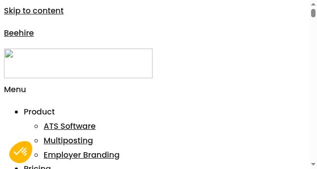 Screenshot of beehire.com