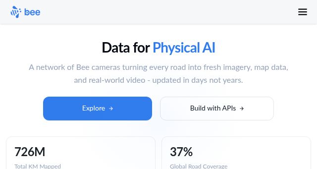 Screenshot of beemaps.com