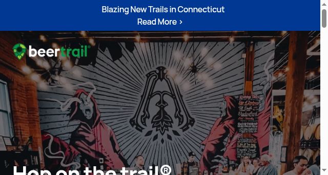 Screenshot of beertrail.com