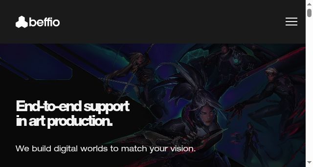Screenshot of beffio.com