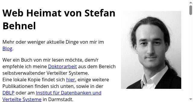 Screenshot of behnel.de