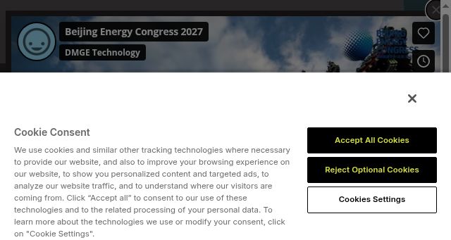 Screenshot of beijingenergycongress.com