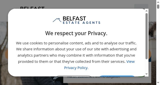 Screenshot of belfastestateagents.co.uk