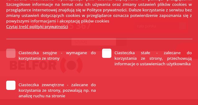 Screenshot of belfor.com.pl