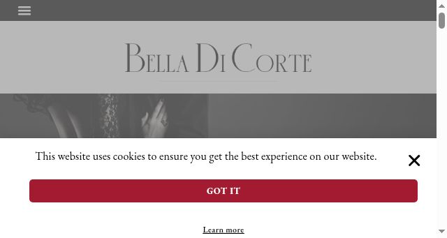 Screenshot of belladicorte.com