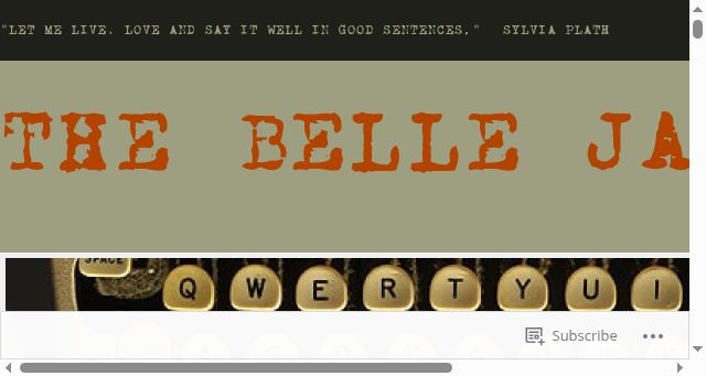 Screenshot of bellejar.ca