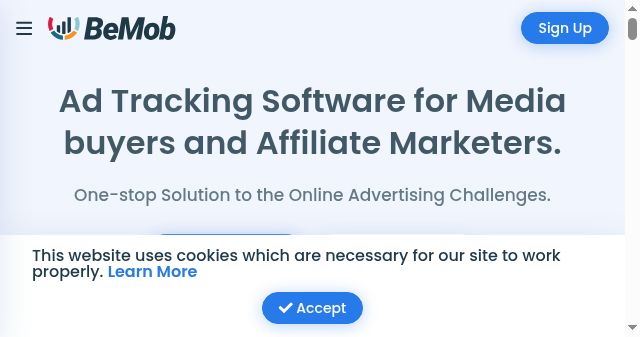 Screenshot of bemob.com