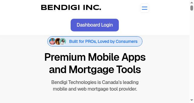 Screenshot of bendigi.com