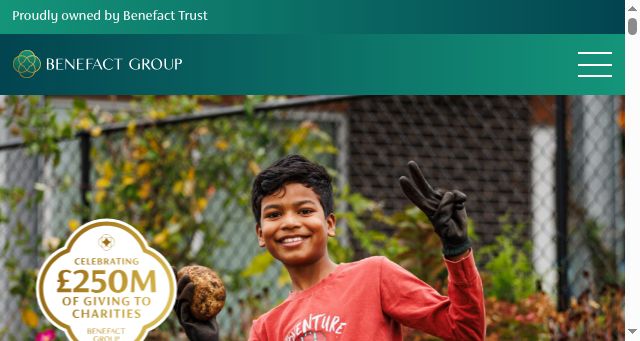 Screenshot of benefactgroup.com