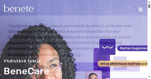 Screenshot of benete.com