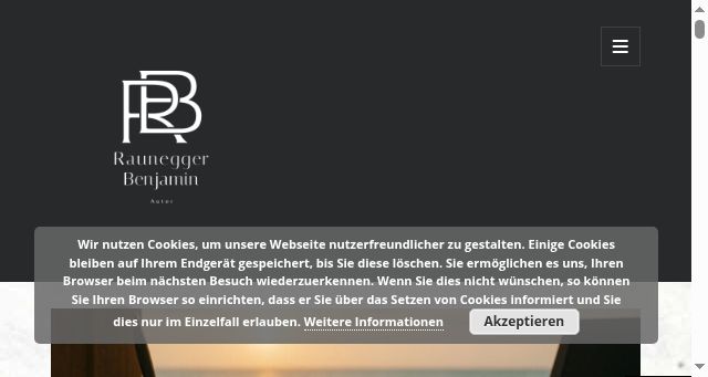 Screenshot of benjamin-raunegger.info