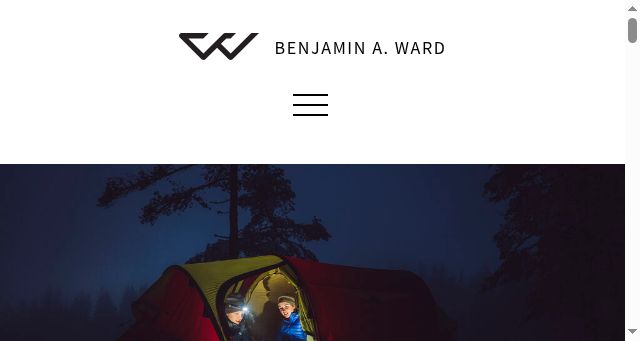 Screenshot of benjaminward.no