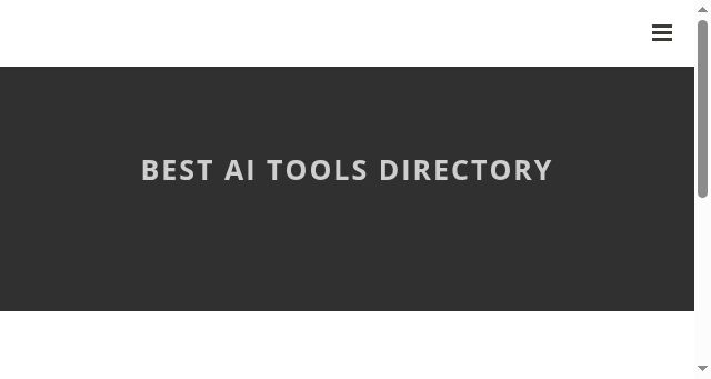 Screenshot of bestaitools.directory