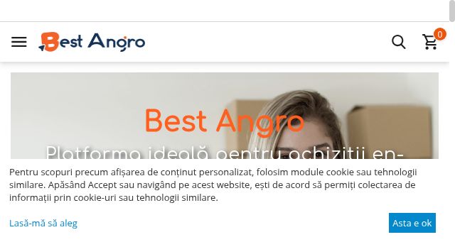 Screenshot of bestangro.ro
