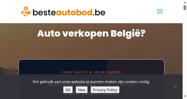 Screenshot of besteautobod.be