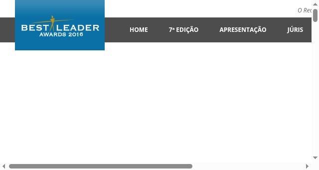 Screenshot of bestleaderawards.com
