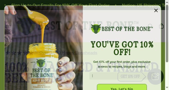 Screenshot of bestofthebone.com