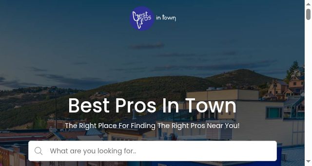Screenshot of bestprosintown.com