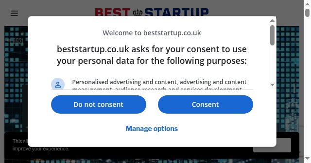 Screenshot of beststartup.co.uk
