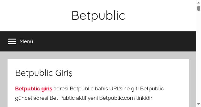 Screenshot of betpublic.org