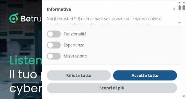 Screenshot of betrusted.it