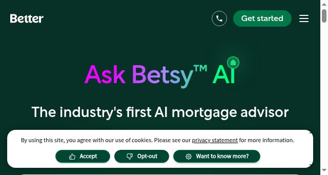 Screenshot of better.com