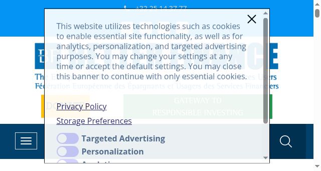 Screenshot of betterfinance.eu