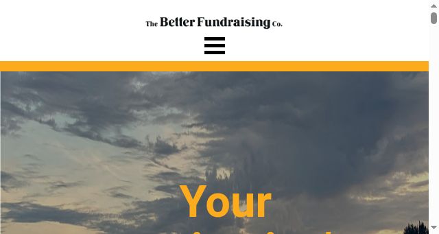Screenshot of betterfundraising.com