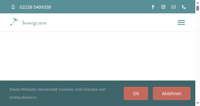 Screenshot of bewegt.nrw