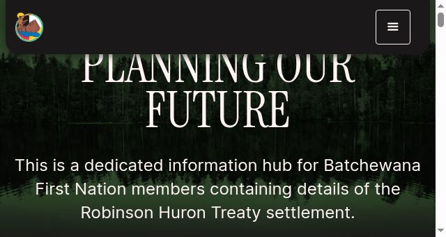 Screenshot of bfnrht.ca