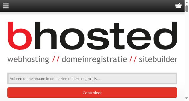 Screenshot of bhosted.nl