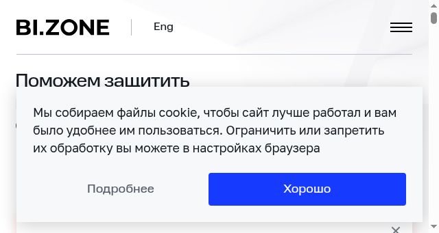 Screenshot of bi.zone