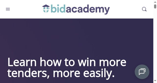 Screenshot of bidacademy.com.au